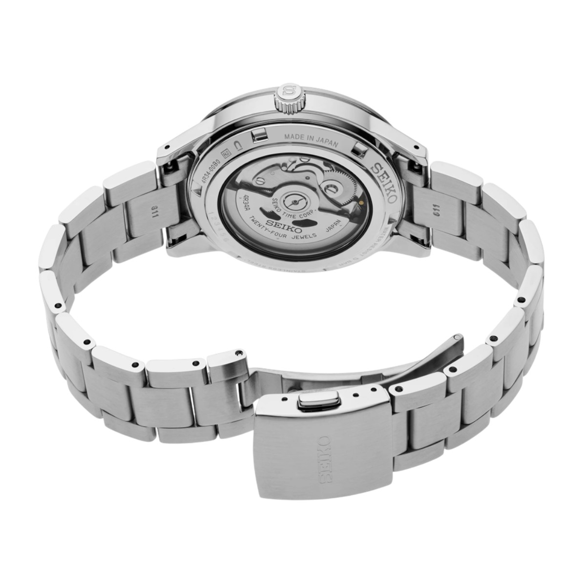 Seiko Presage Style60 40.8mm Men's Watch, Blue Grey Dial