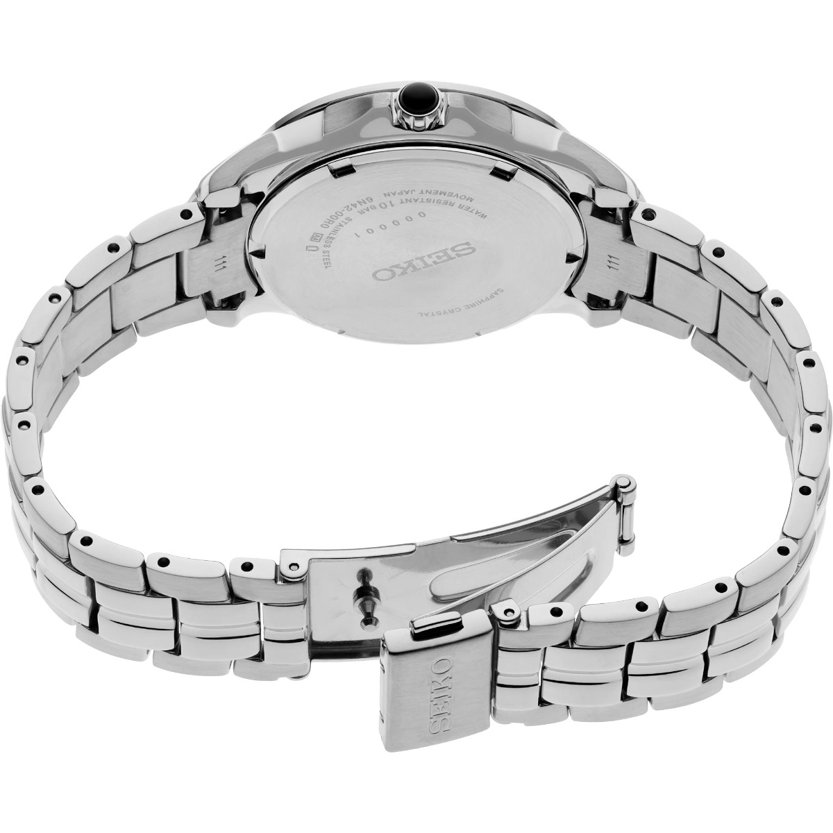 Seiko Coutura 34mm Women's Watch, Blue Mother of Pearl Dial
