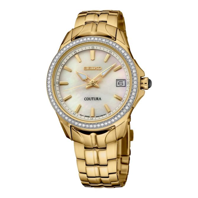 Seiko Coutura 34mm Women's Watch, Mother of Pearl Dial