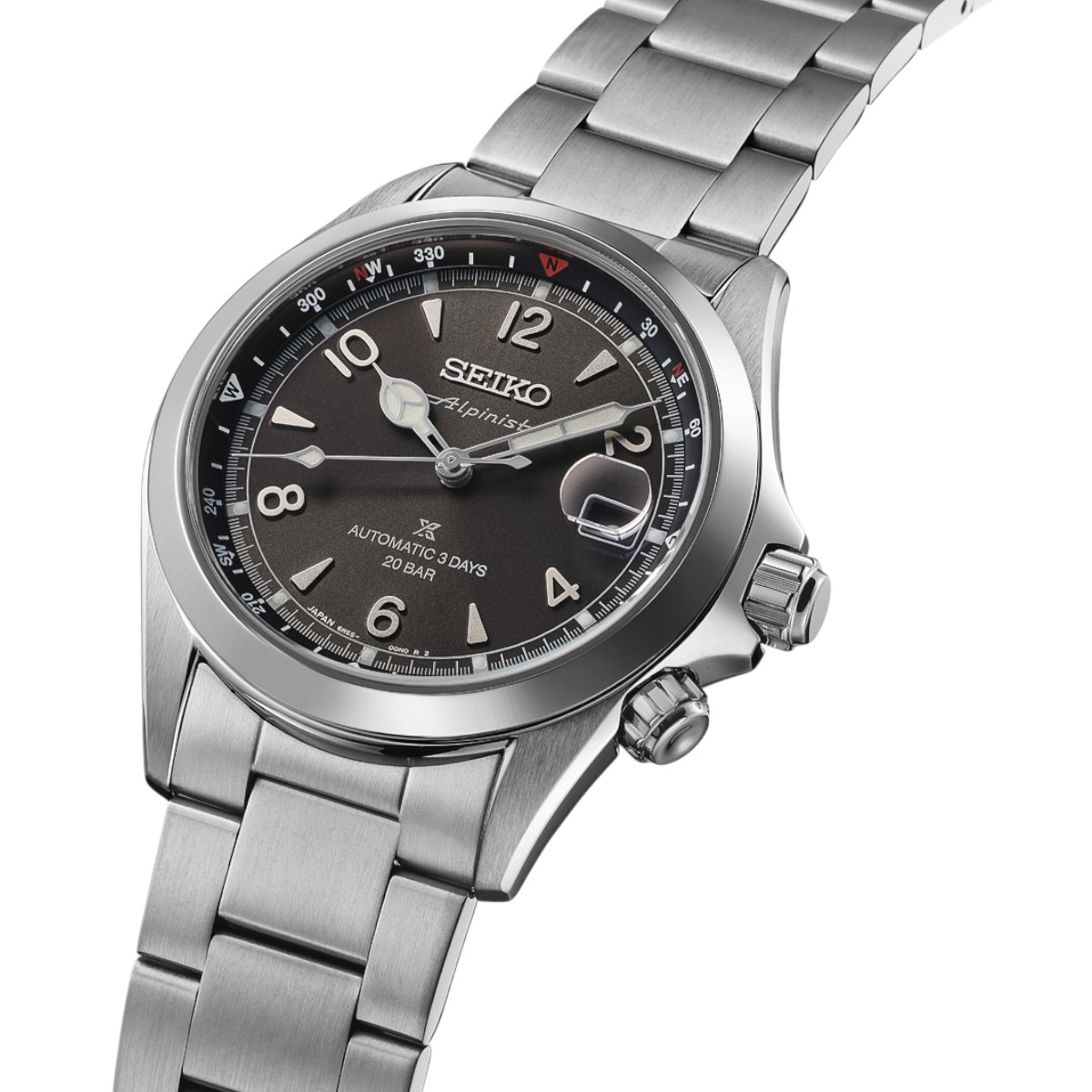 Seiko Prospex Land Mechanical 39.5mm Men's Watch, Black Dial