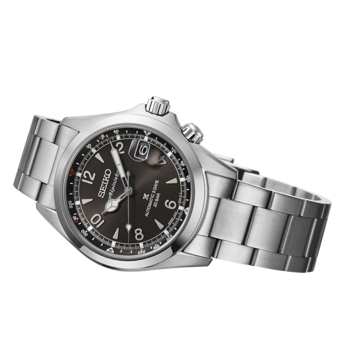 Seiko Prospex Land Mechanical 39.5mm Men's Watch, Black Dial