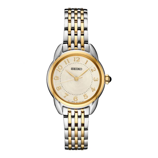 Seiko Essentials 28.7mm Women's Watch, Ivory Dial