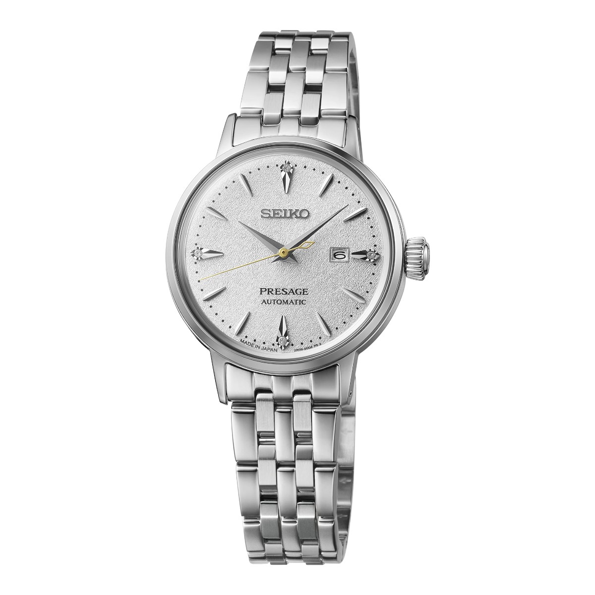 Seiko Presage 30.1mm Women's Watch, White Dial