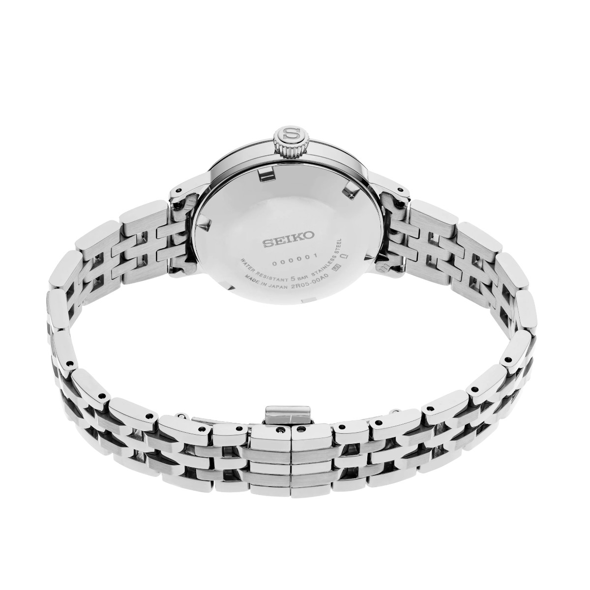 Seiko Presage 30.1mm Women's Watch, White Dial