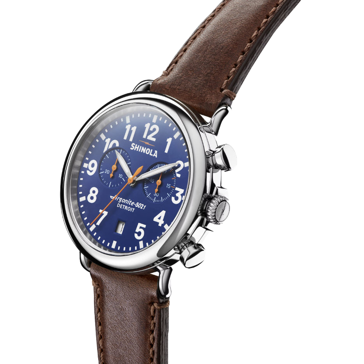 Shinola Runwell Chronograph 41mm Watch, Royal Blue Dial