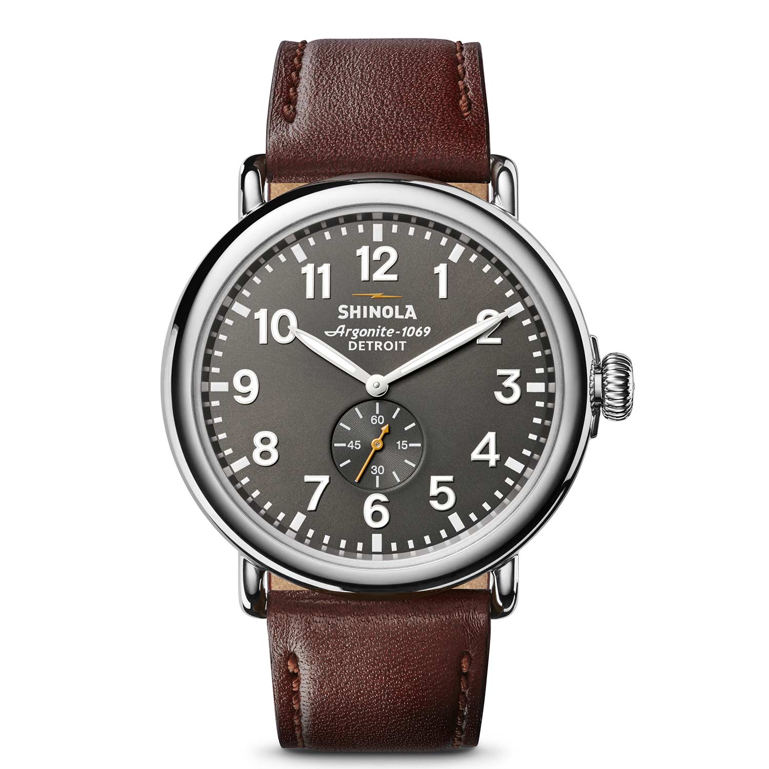 Shinola Runwell 47mm Watch, Cool Gray Dial