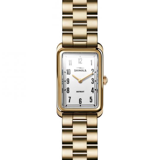 Shinola Muldowney 24 x 32mm Watch, White Dial | Borsheims