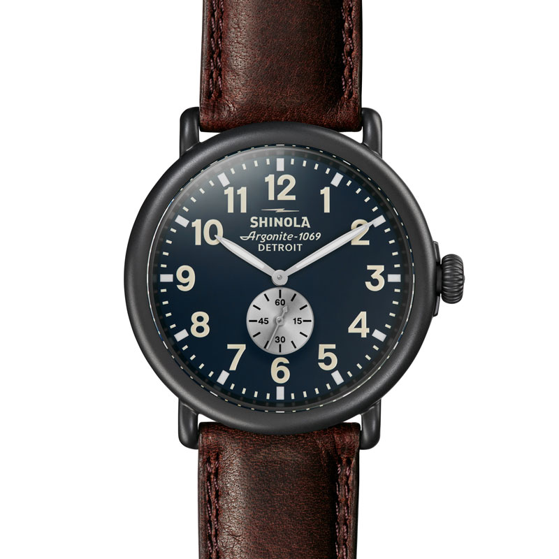 blue shinola watch