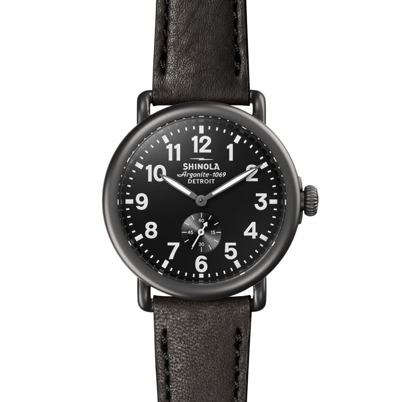Shinola Runwell 41mm Watch, Black Dial