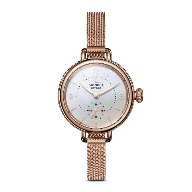 Shinola Birdy 34mm Watch, Mother of Pearl Dial | S0120121837  display picture 3