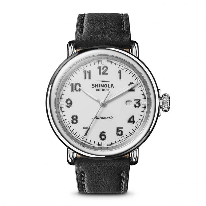 Shinola white online watch