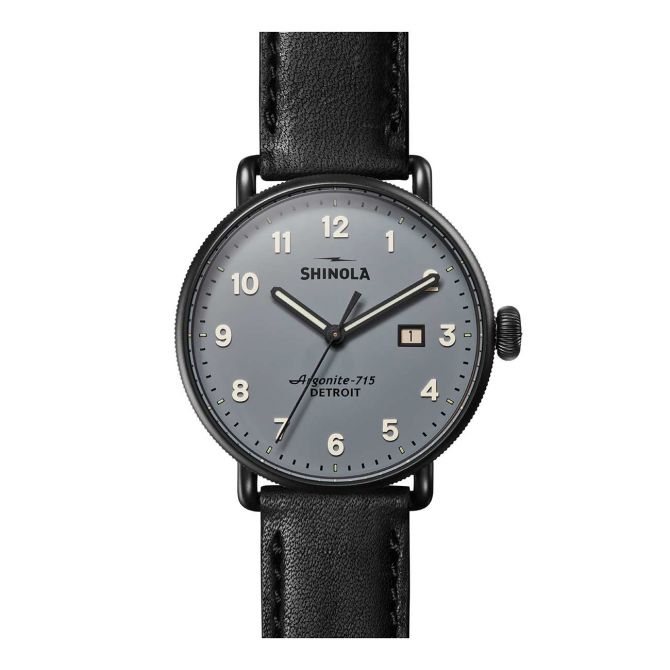 Shinola Canfield Watch 43mm Gray Dial