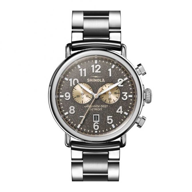 Shinola Runwell Chrone Watch, 47mm Cool Gray Dial