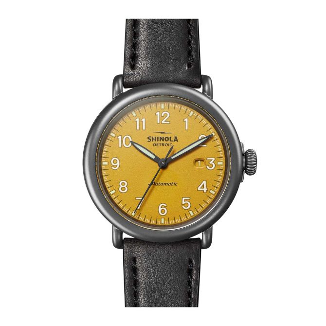 Shinola Runwell Men's Watch, 45 mm Ochre Dial S0120161941