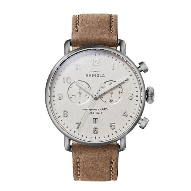 Shinola Canfield Chrono 43 mm Watch S0120183151 Borsheims
