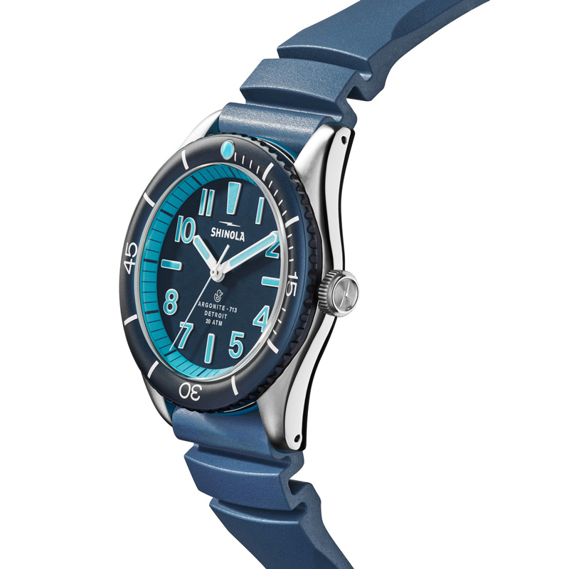 Shinola Duck 42mm Watch, Blue