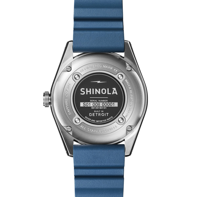 Shinola Duck 42mm Watch, Blue