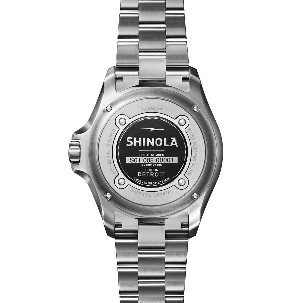 Shinola Ice Monster Automatic 43mm Men's Watch, Ice White Dial