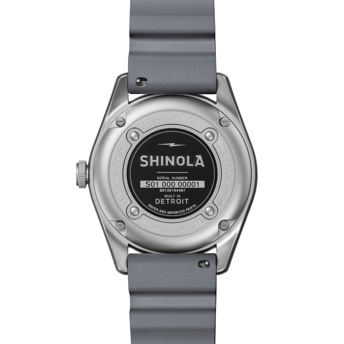 Shinola Duck 42mm Men's Watch, Orange and Grey Dial