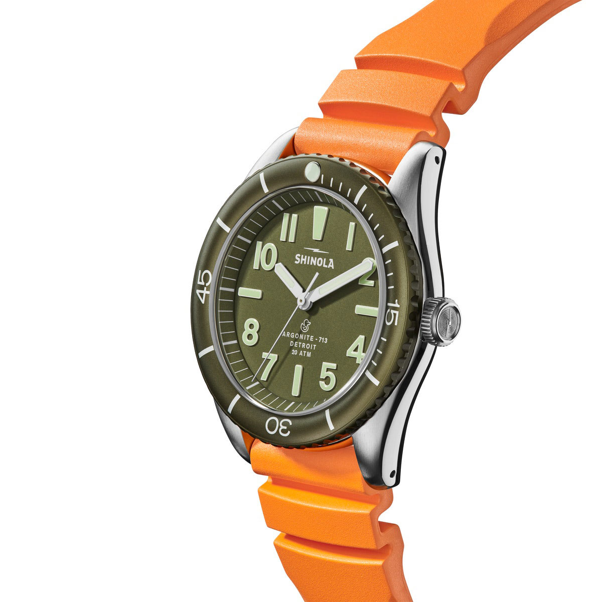 Shinola Duck 42mm Men's Watch, Forest Green Dial