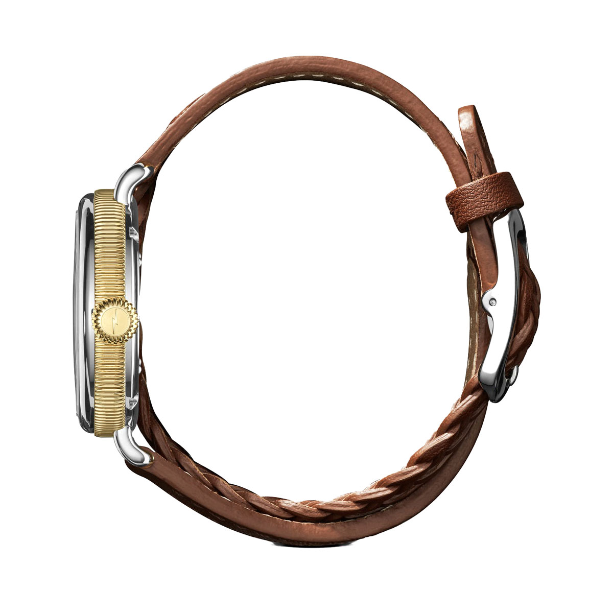 Shinola Birdy 34mm Leather Watch, Mother of Pearl Dial