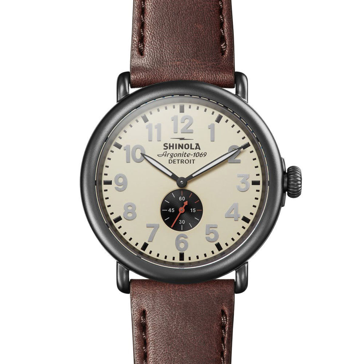 Shinola Runwell 47mm Men's Watch, Cream and Grey Dial