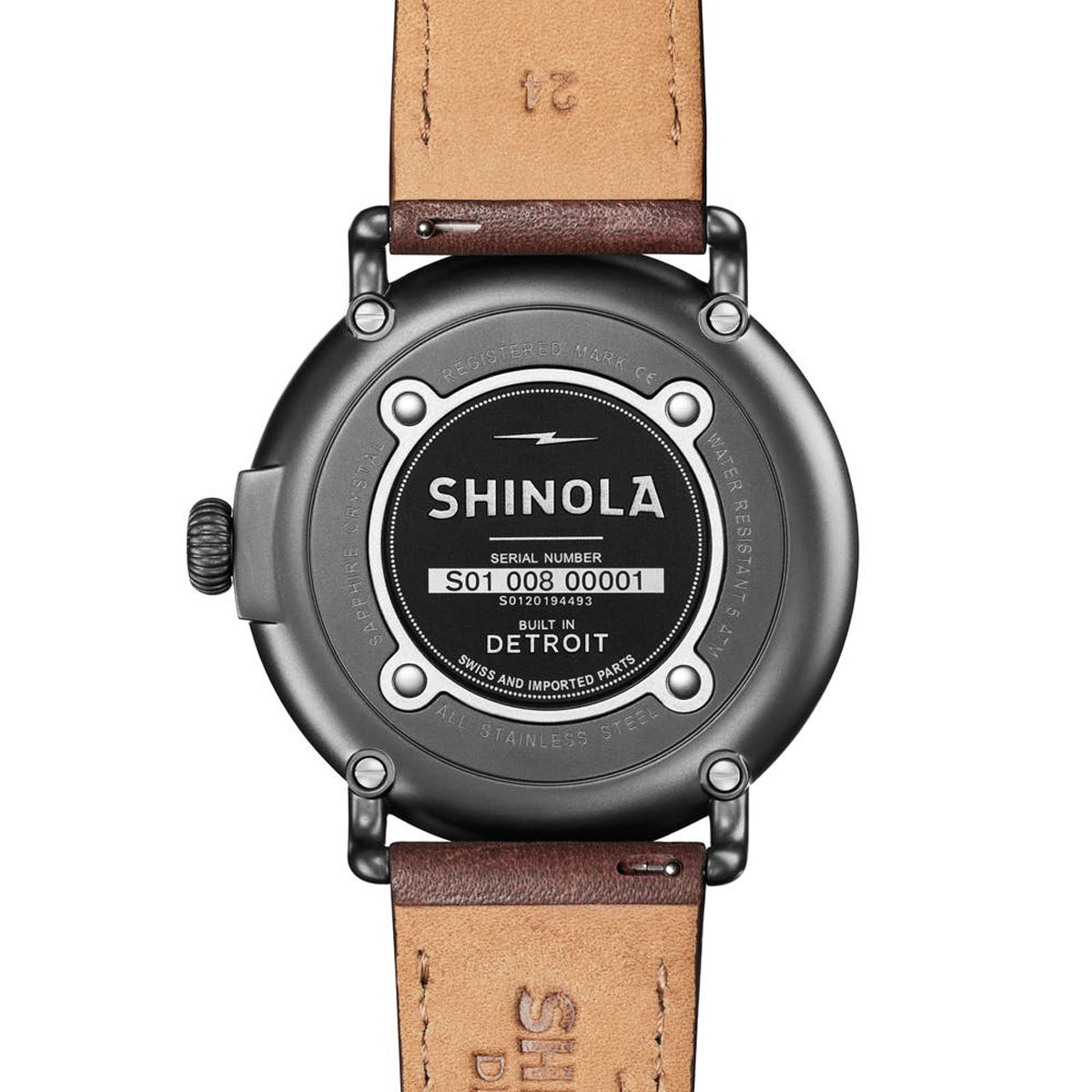 Shinola Runwell 47mm Men's Watch, Cream and Grey Dial