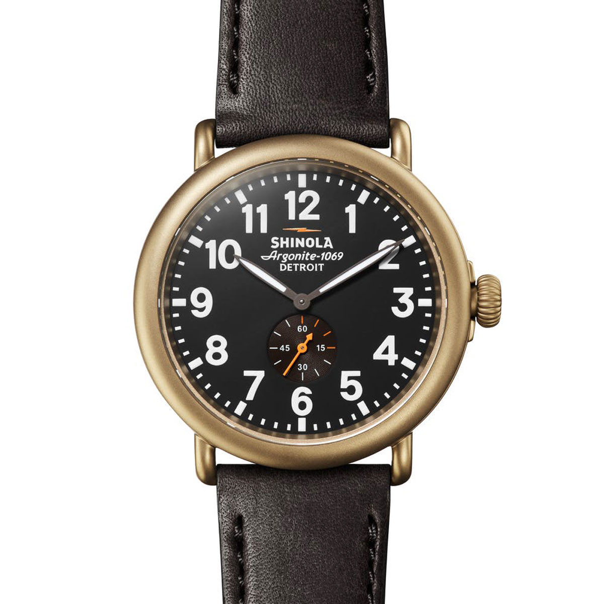 Shinola Runwell 47mm Men's Watch, Black and White Dial