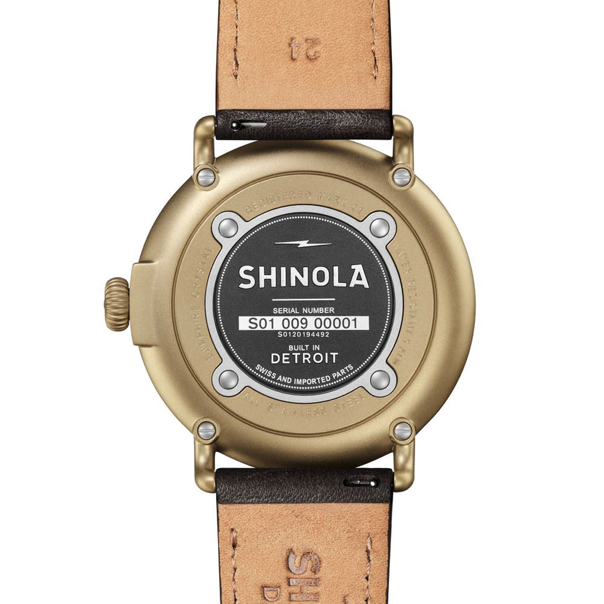 Shinola Runwell 47mm Men's Watch, Black and White Dial