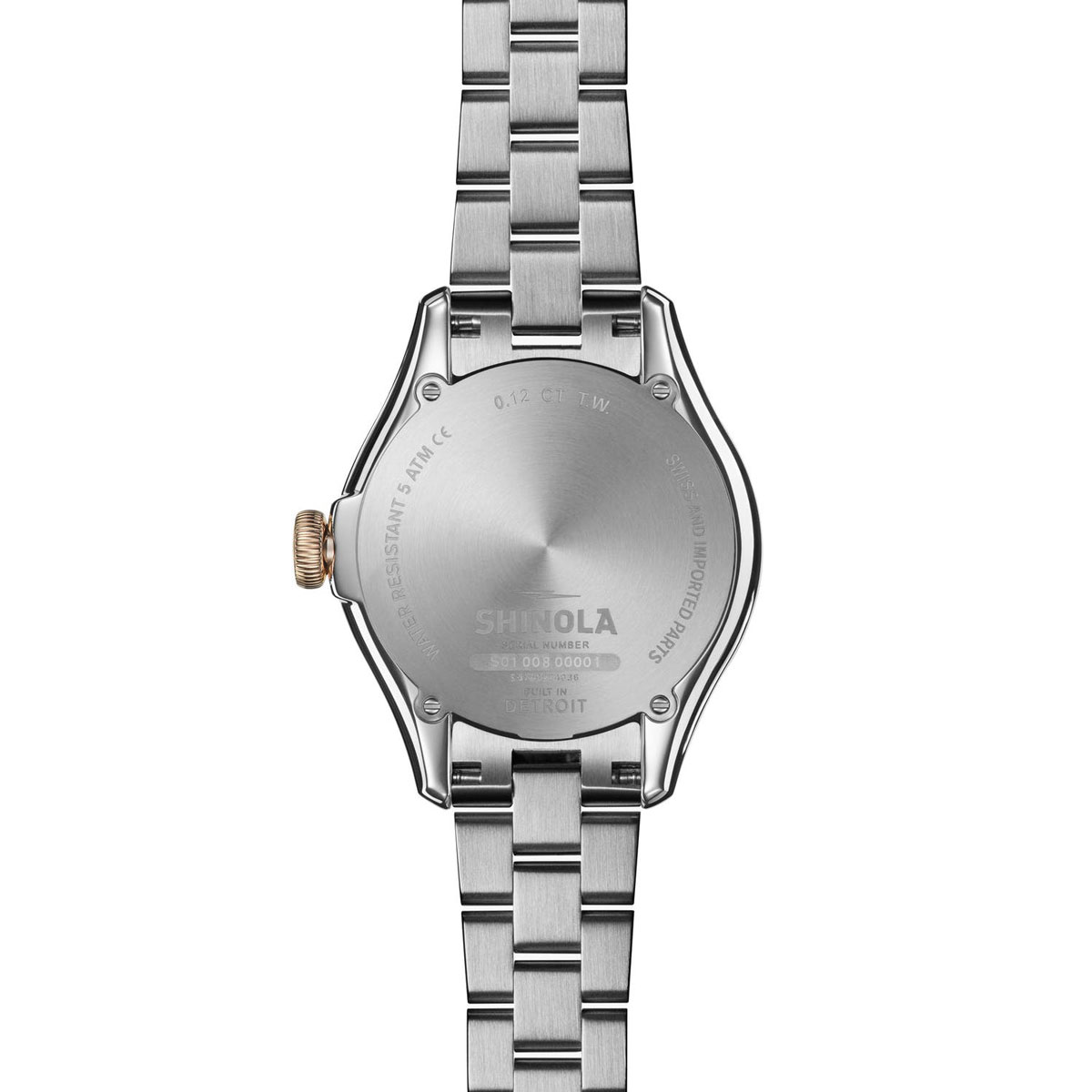 Shinola Vinton 32mm Women's Watch, Mother of Pearl and Diamond Dial