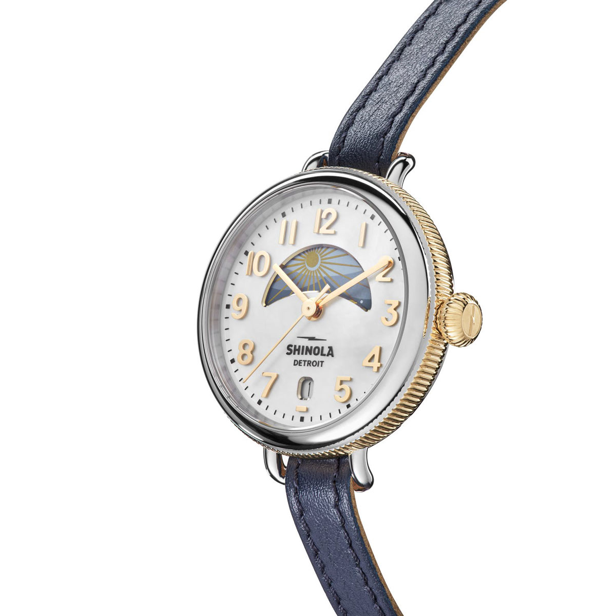 Shinola Birdy 38mm Watch, Mother of Pearl Dial