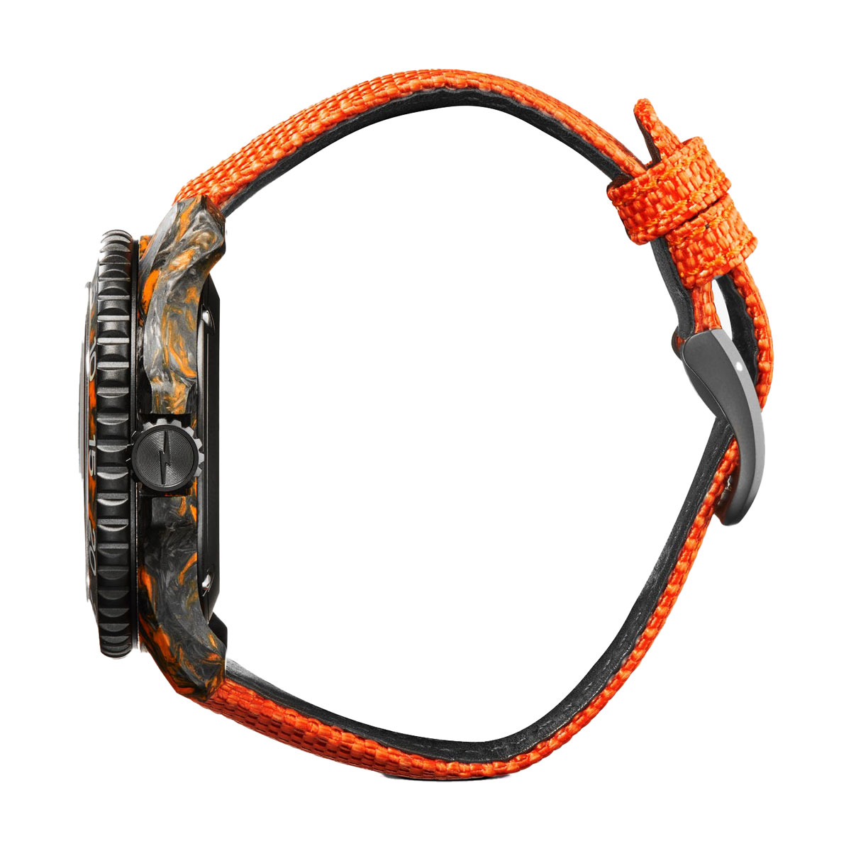 Shinola Forged Carbon Monster Automatic 45mm Watch, Black Dial