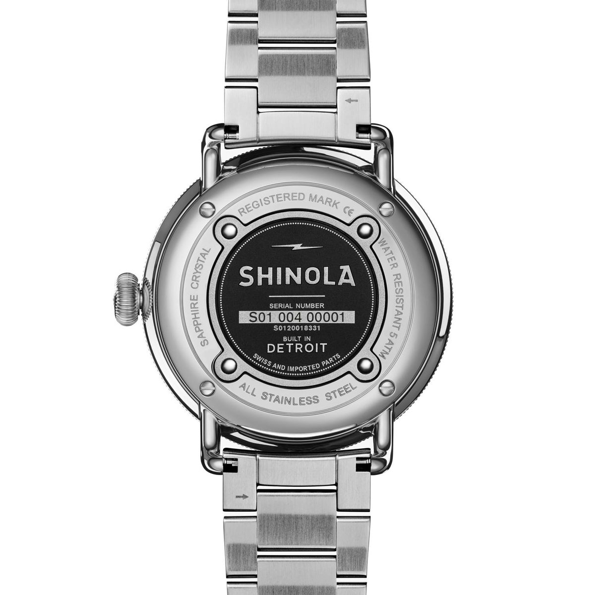 Shinola Canfield 43mm Watch, Navy Blue Dial