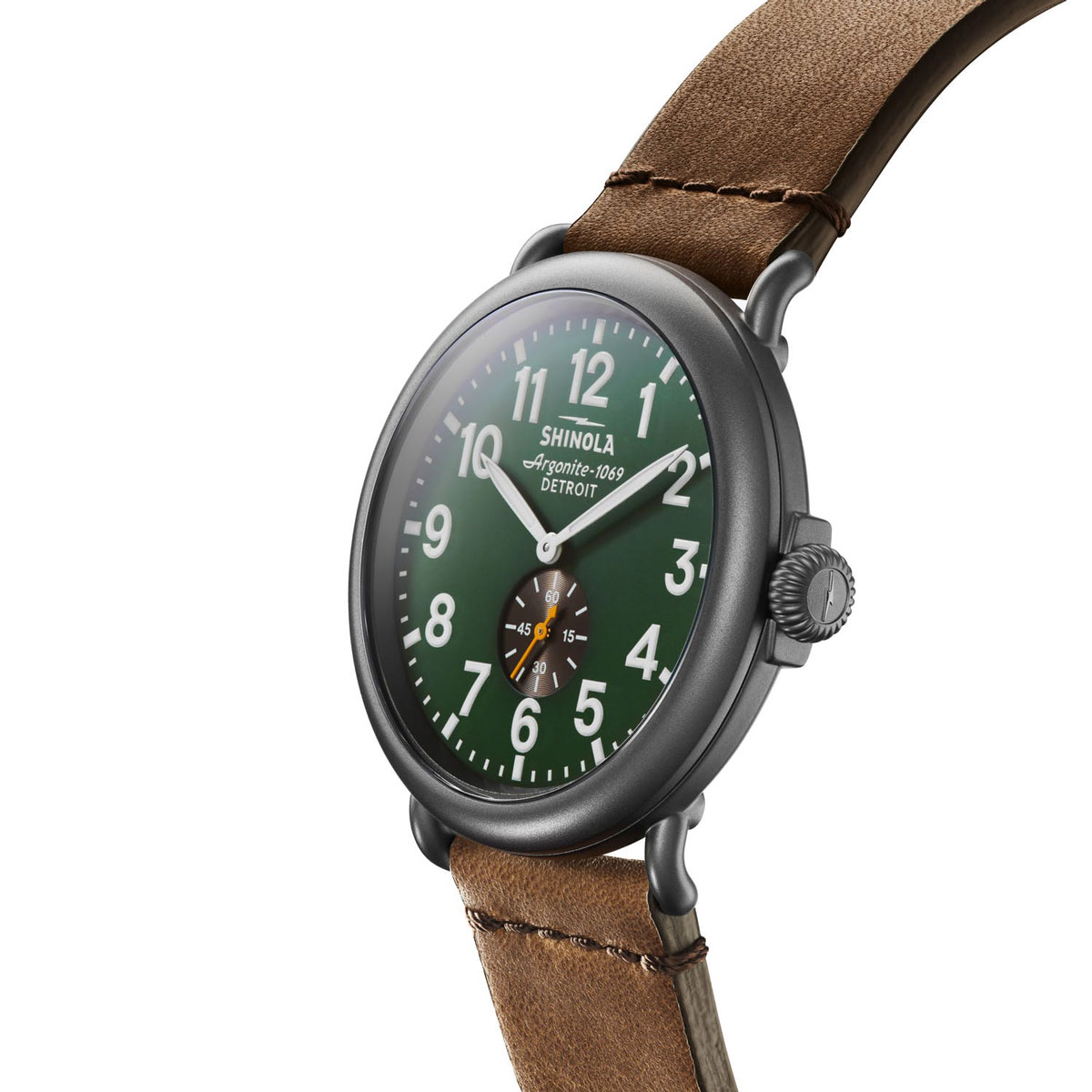 Shinola Runwell 47mm Watch, Dark Green Dial