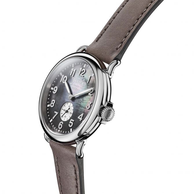Shinola Runwell 41mm Watch Grey Mother of Pearl S0120109243 Borsheims
