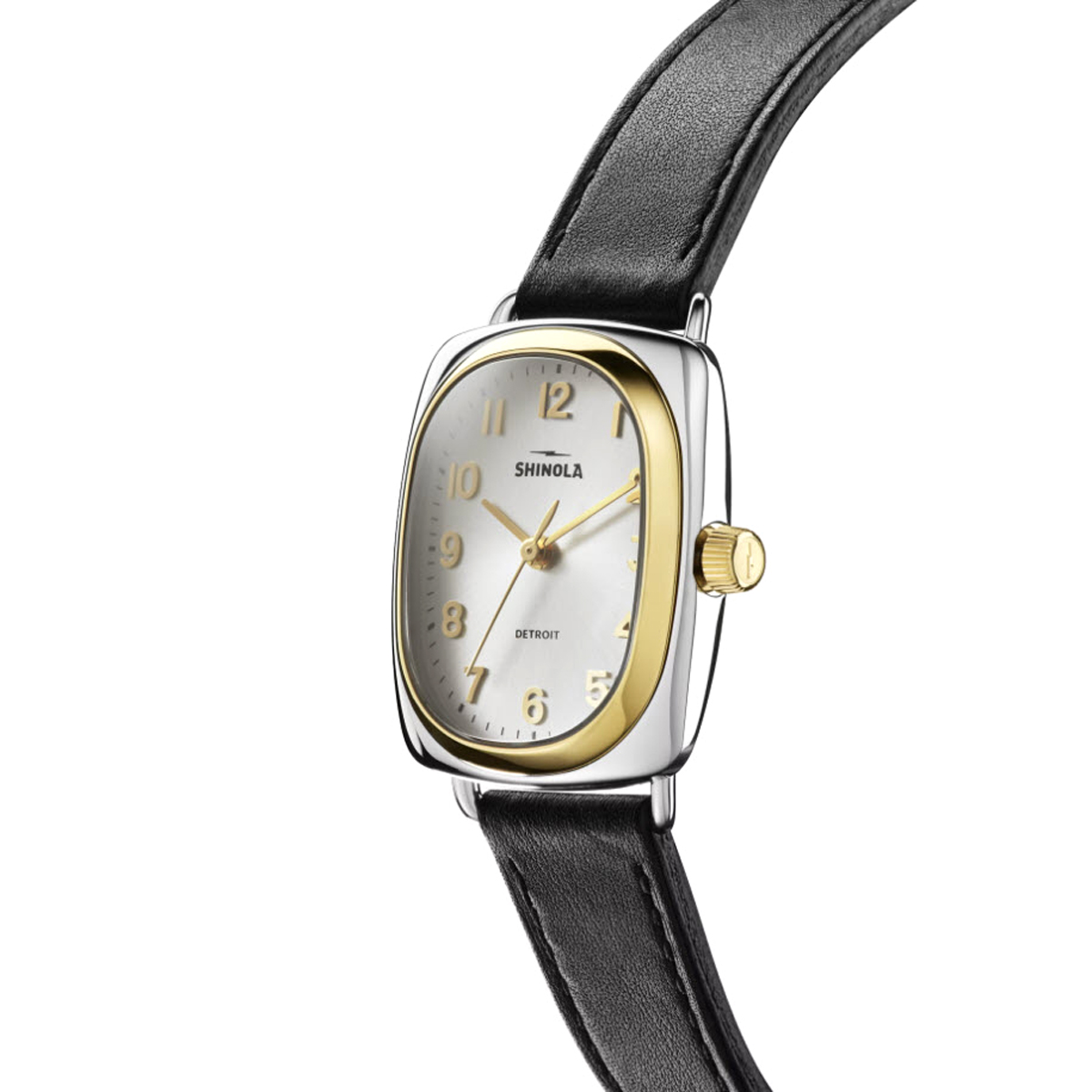Shinola Bixby 29x34mm Watch, Light Silver and Yellow Gold Tone Dial