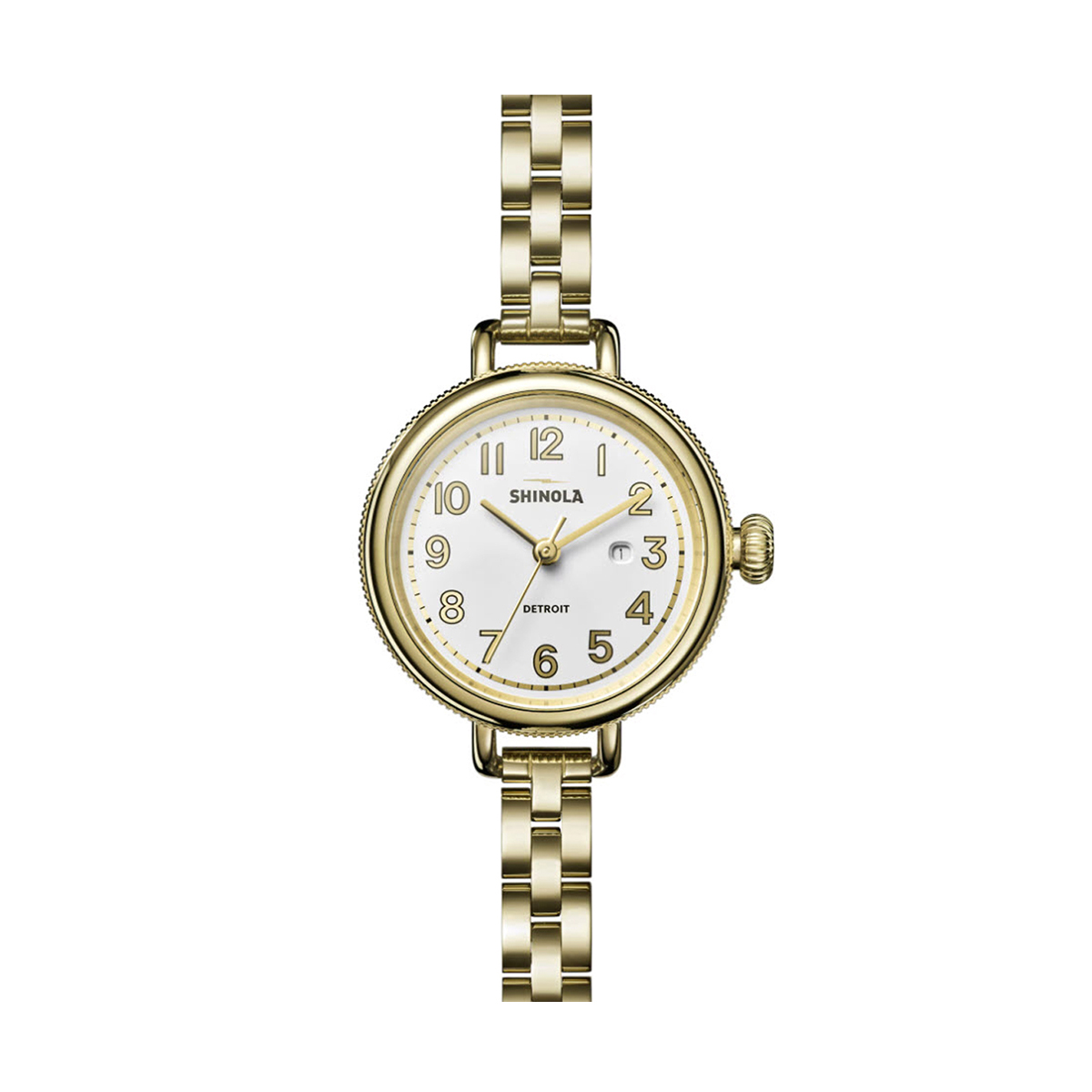 Shinola Birdy 34mm Watch, Silver Dial