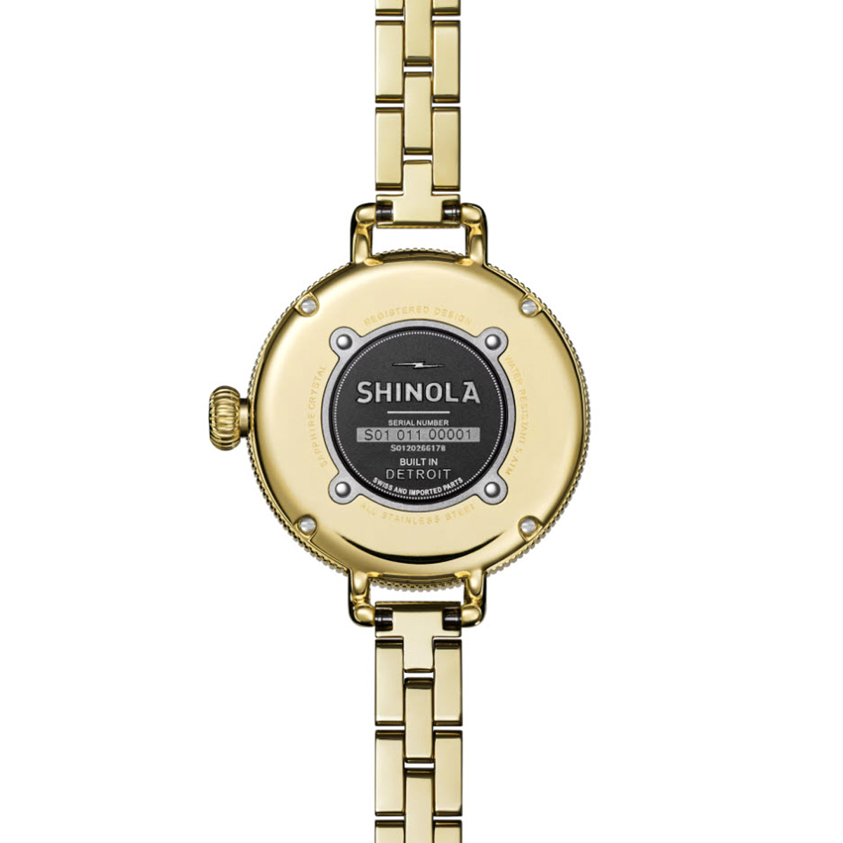 Shinola Birdy 34mm Watch, Silver Dial