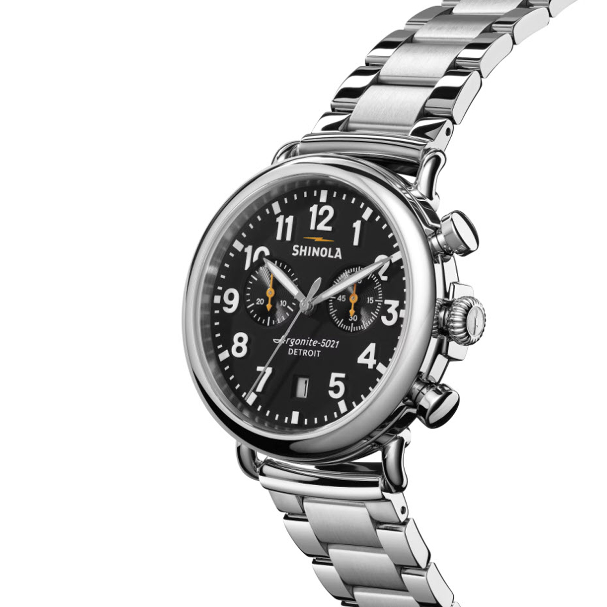 Shinola Runwell Chronograph 41mm Watch, Black Dial