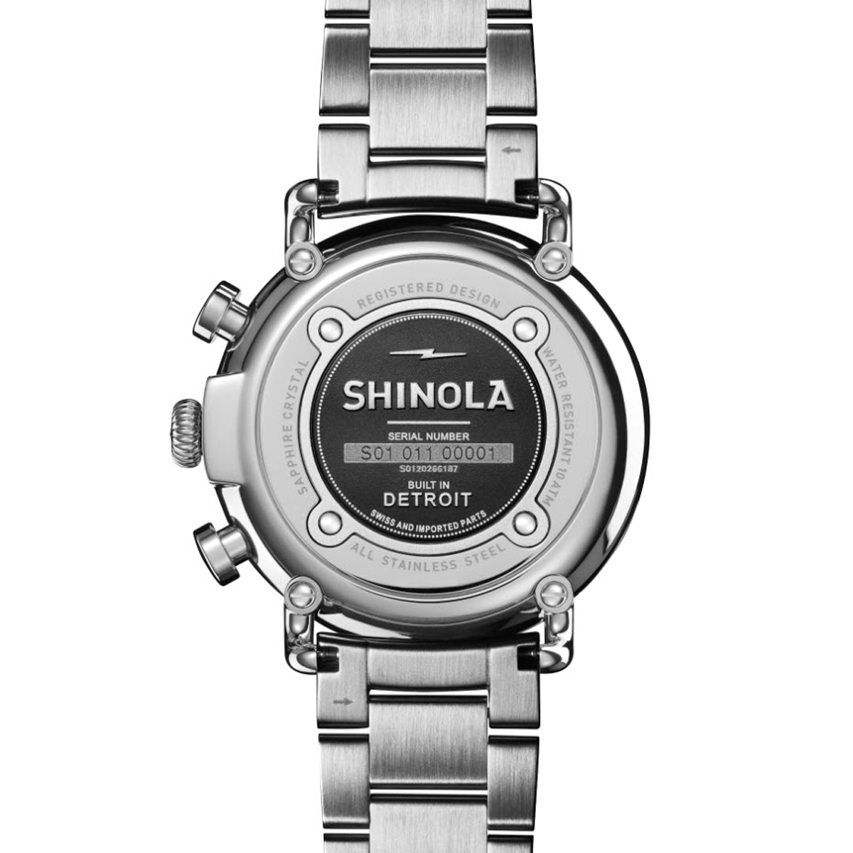 Shinola Runwell Chronograph 41mm Watch, Black Dial
