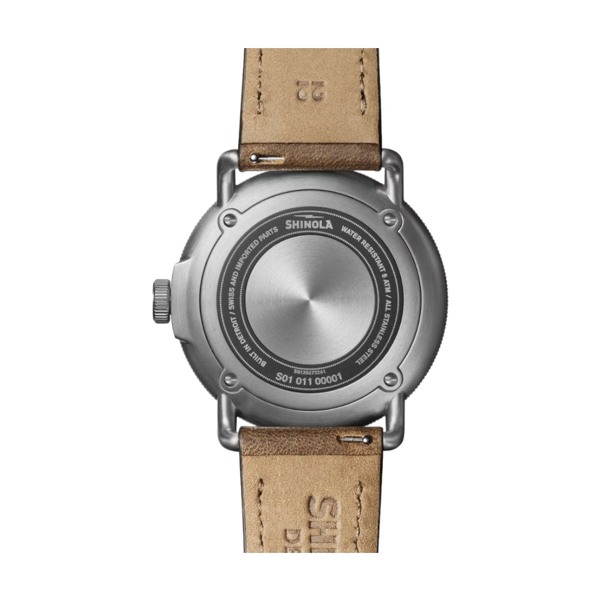 Shinola Canfield Model C56 43mm Men's Watch, Blue Dial