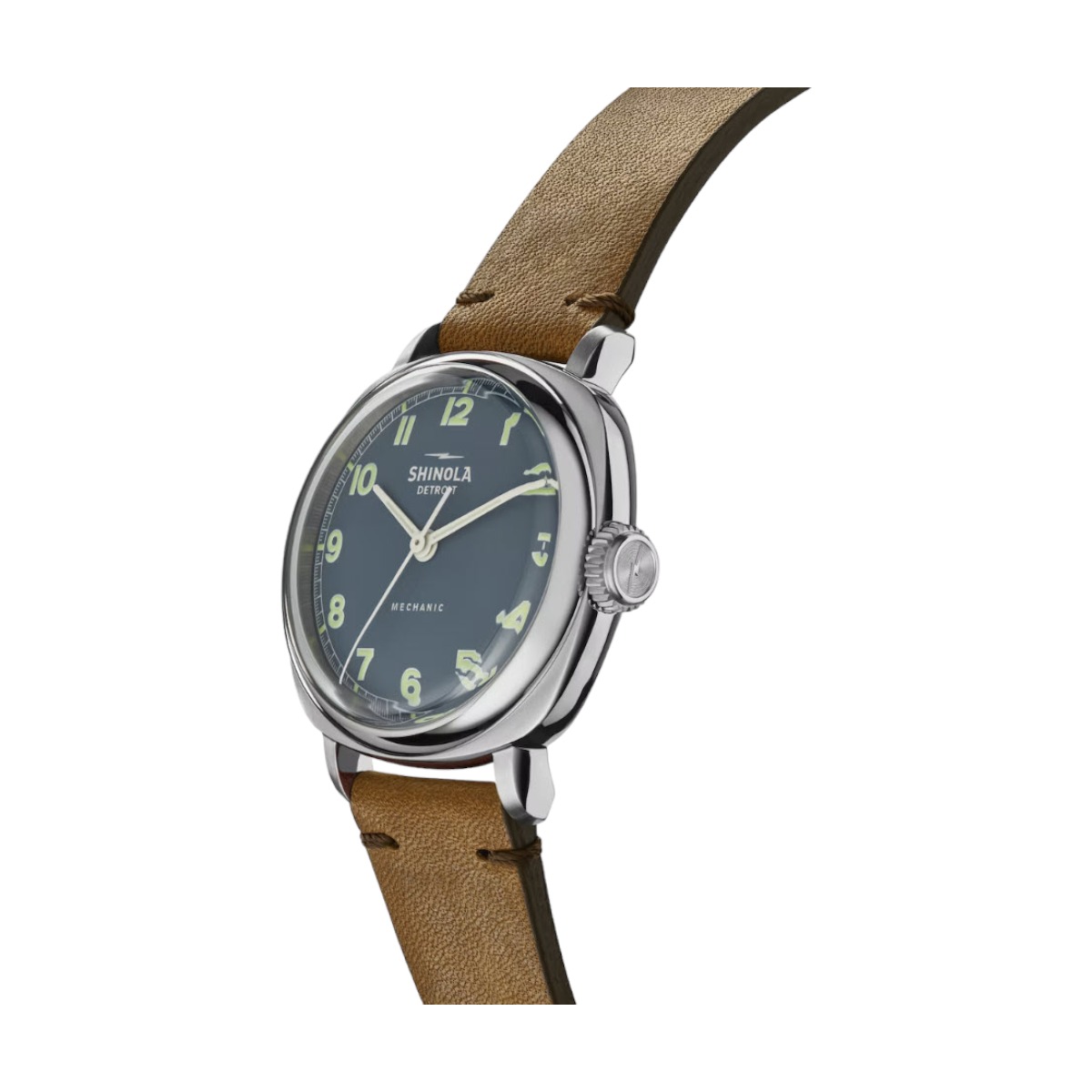 Shinola Mechanic 39mm Men's Watch, Blue Dial