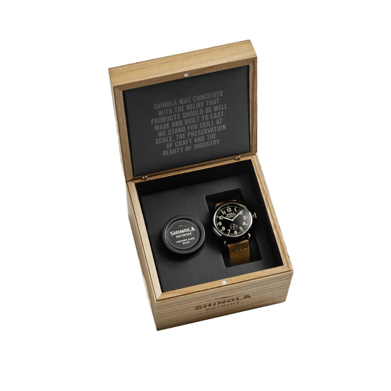 Shinola The 10-Year Limited Edition Runwell 41mm Men's Watch, Black Dial