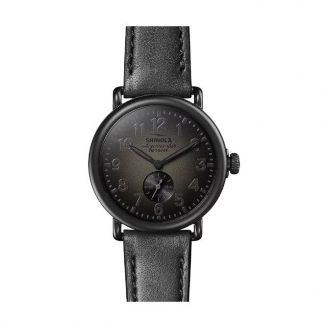 Shinola Runwell 41mm Men's Watch, Black Dial