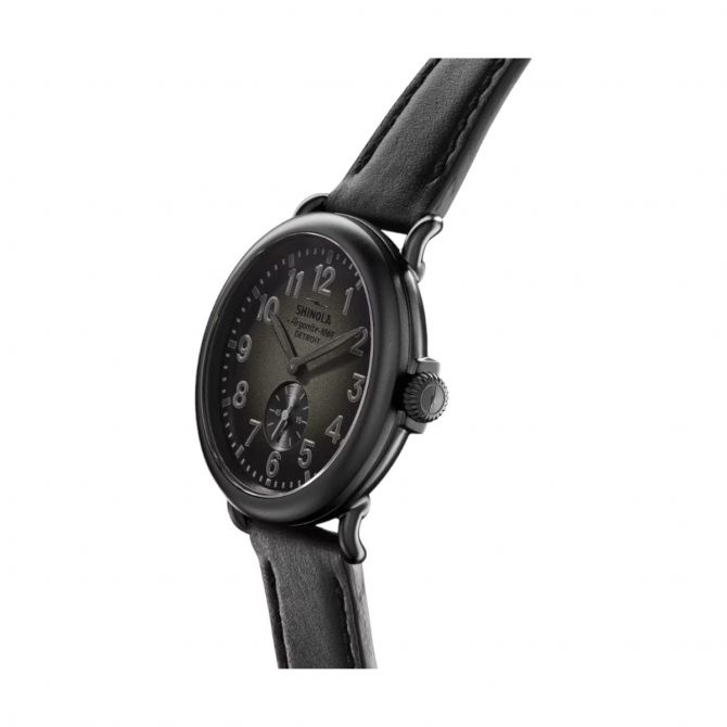 Shinola Runwell 41mm Men's Watch, Black Dial | S0120273232
