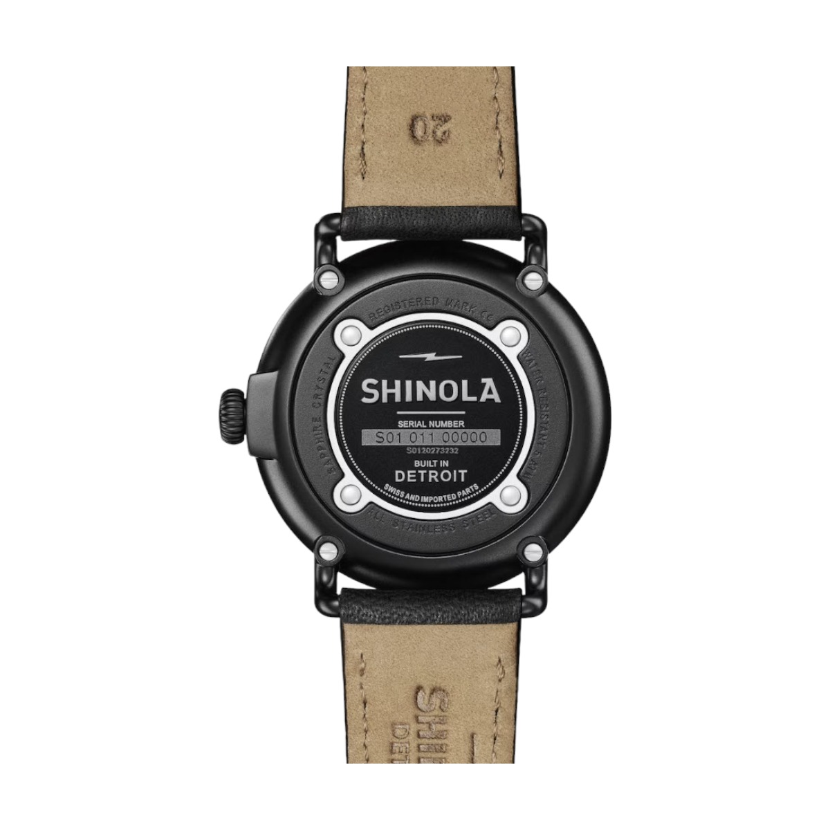 Shinola Runwell 41mm Men's Watch, Black Dial
