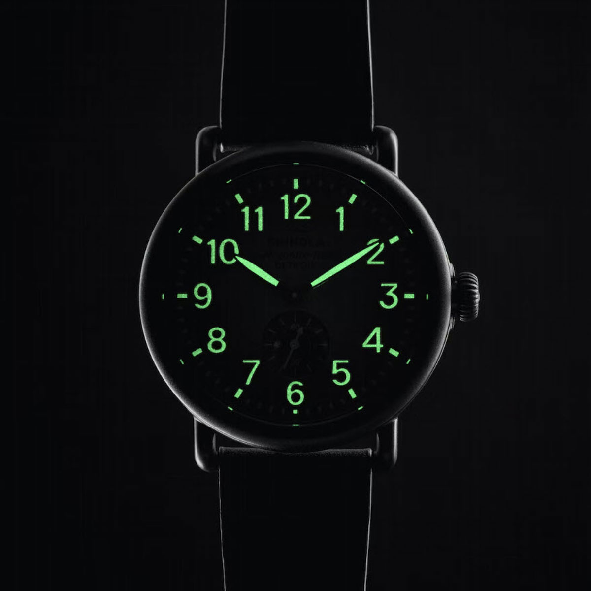 Shinola Runwell 41mm Men's Watch, Black Dial