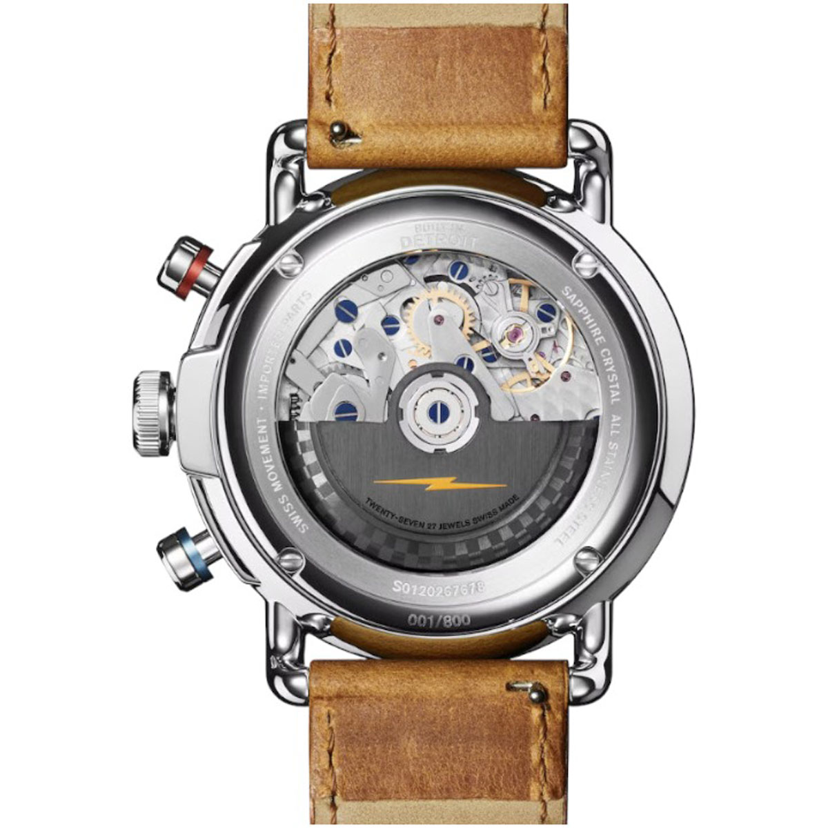 Shinola The Canfield Speedware 44mm Men's Watch, Pea Gravel Green Dial