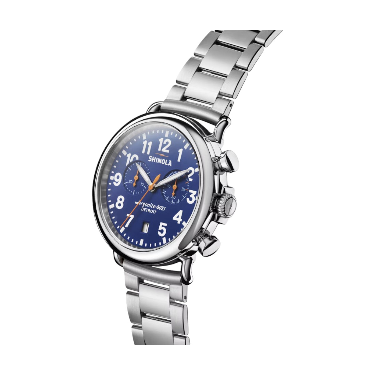 Shinola Runwell Chronograph 41mm Men's Watch, Royal Blue Dial