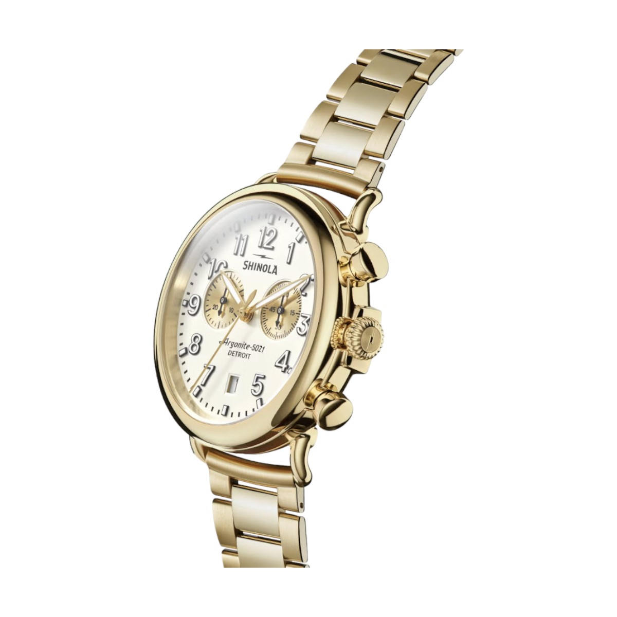 Shinola Runwell Chronograph 41mm Men's Watch, Cream Dial